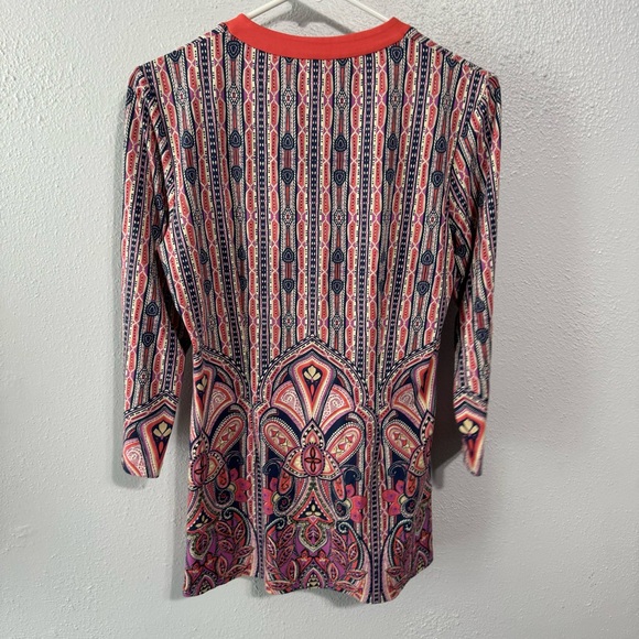 J McLaughlin paisley tunic size small - Picture 6 of 8